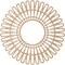 Ekena Millwork Cornelius Wood Fretwork Pierced Ceiling Medallion, Alder, 36"OD x 13 3/8"ID x 1/4"T CMWP36X0250CRAL - alternate 5